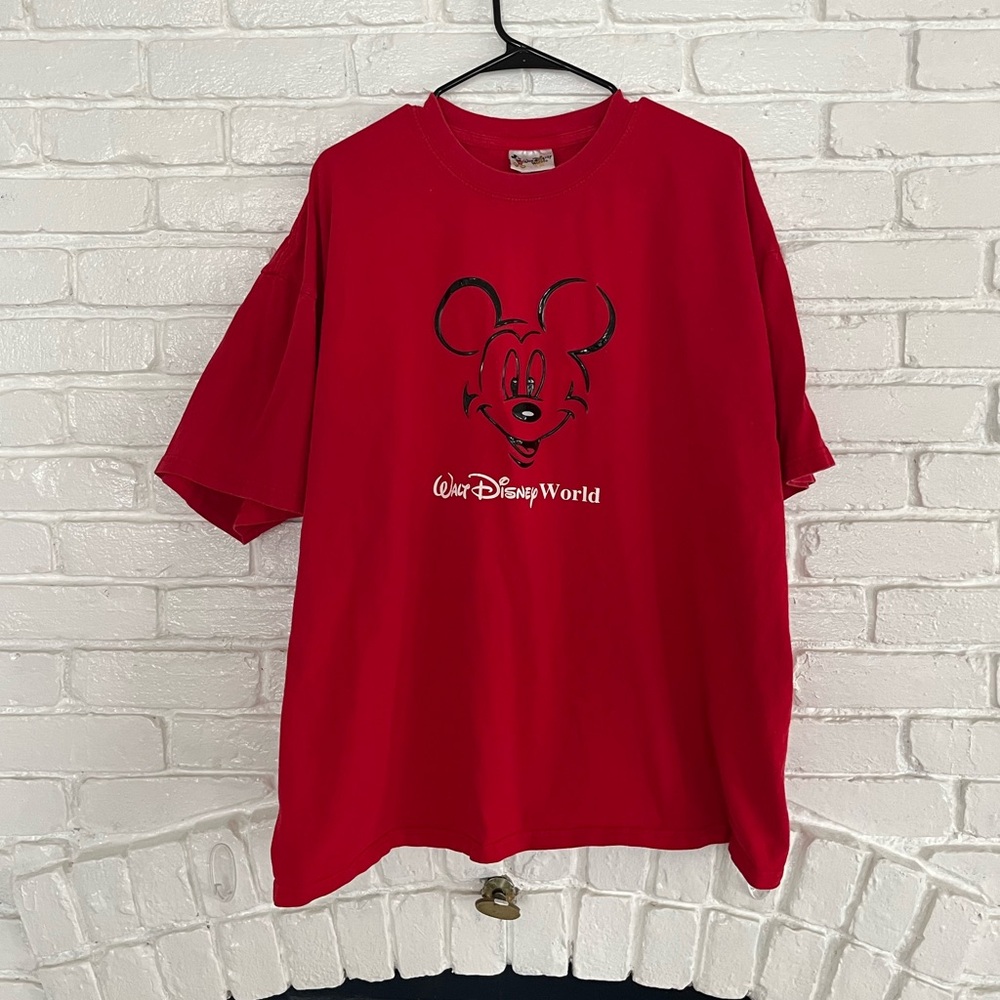 Mens vintage Walt Disney world Mickey Mouse t shirt
